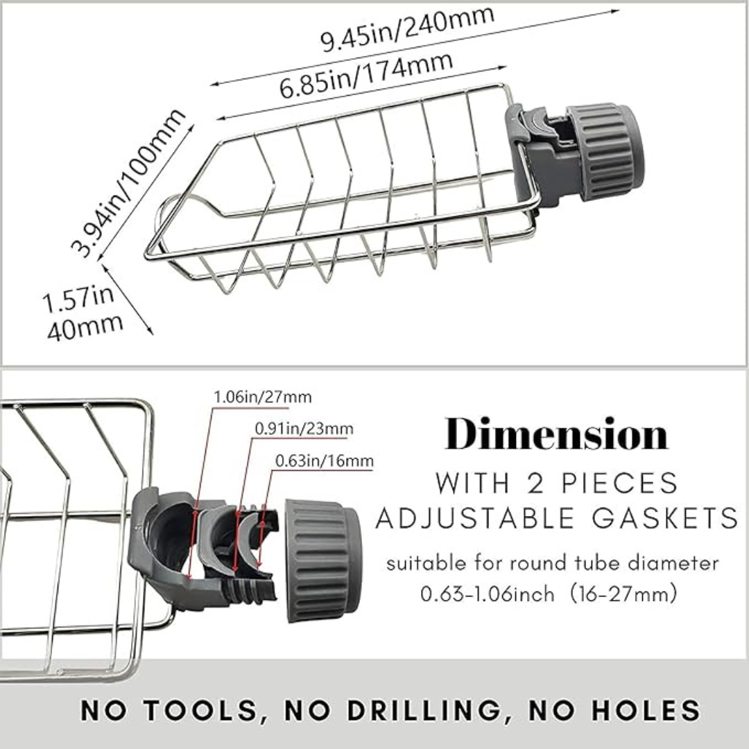 Sink Organiser & Free Tap Purifier  ( One Time Combo Offer)
